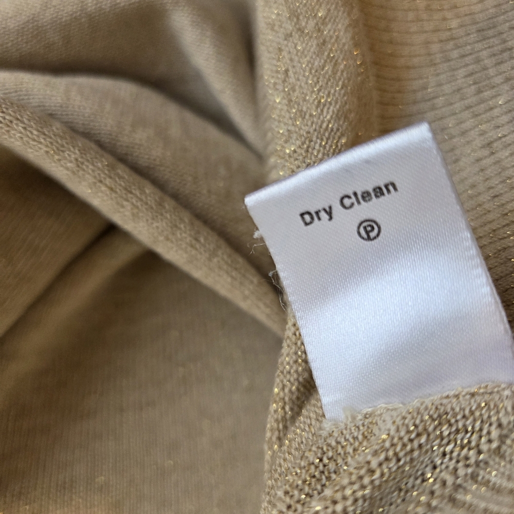 Coldwater Creek Dolman Short Sleeve Brown Metalic Knit Pullover PlusSize 1X - Picture 13 of 16